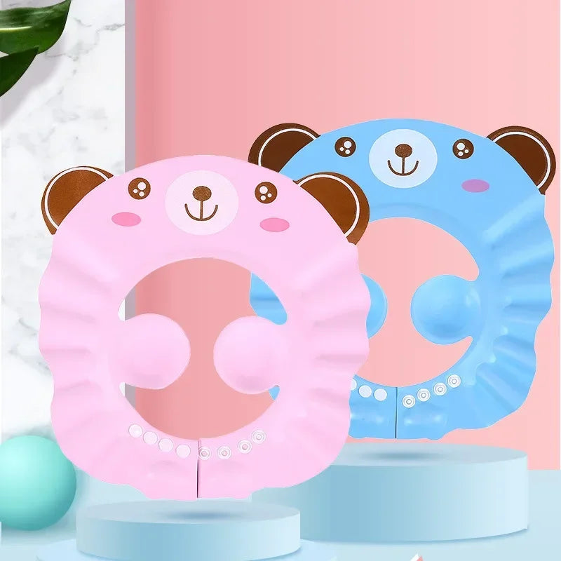 Adjustable Baby Shower Cap – Soft Shampoo Shield with Ear & Eye Protection for Toddlers