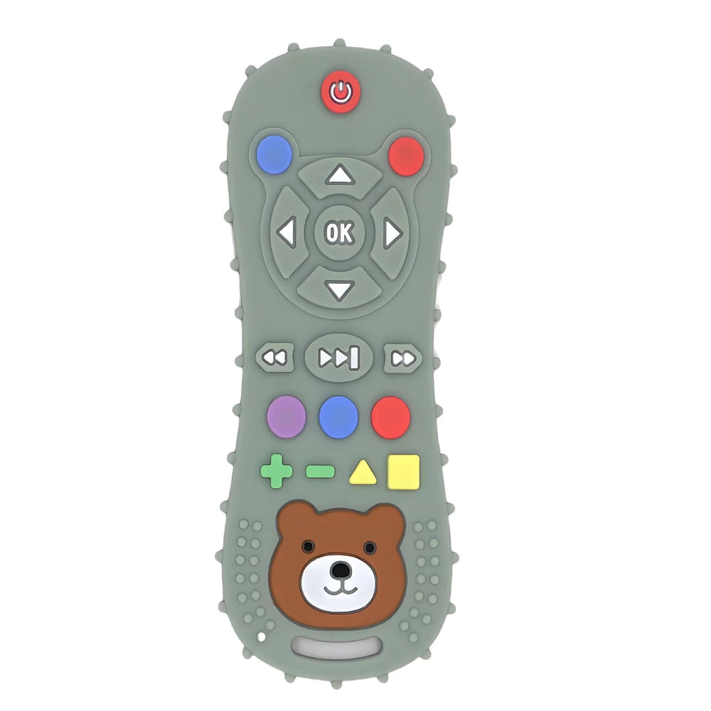 Baby Remote Control Silicone Teether – BPA-Free Pacifier Glove & Teething Toy for Infants and Toddlers